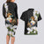 Philippines Eagle with Coat Of Arm Couples Matching Long Sleeve Bodycon Dress and Hawaiian Shirt Simple Sampaguita Jasmine