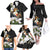 Philippines Eagle with Coat Of Arm Family Matching Off The Shoulder Long Sleeve Dress and Hawaiian Shirt Simple Sampaguita Jasmine