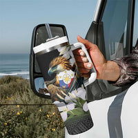 Philippines Eagle with Coat Of Arm Tumbler With Handle Simple Sampaguita Jasmine LT9