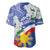 Philippines Flag Baseball Jersey Sampaguita Jasmine with Polynesian Tribal