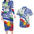 Philippines Flag Couples Matching Long Sleeve Bodycon Dress and Hawaiian Shirt Sampaguita Jasmine with Polynesian Tribal