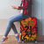 New Zealand Rangatira Custom Luggage Cover Red and Gold Niho Taniwha Maori Tribal