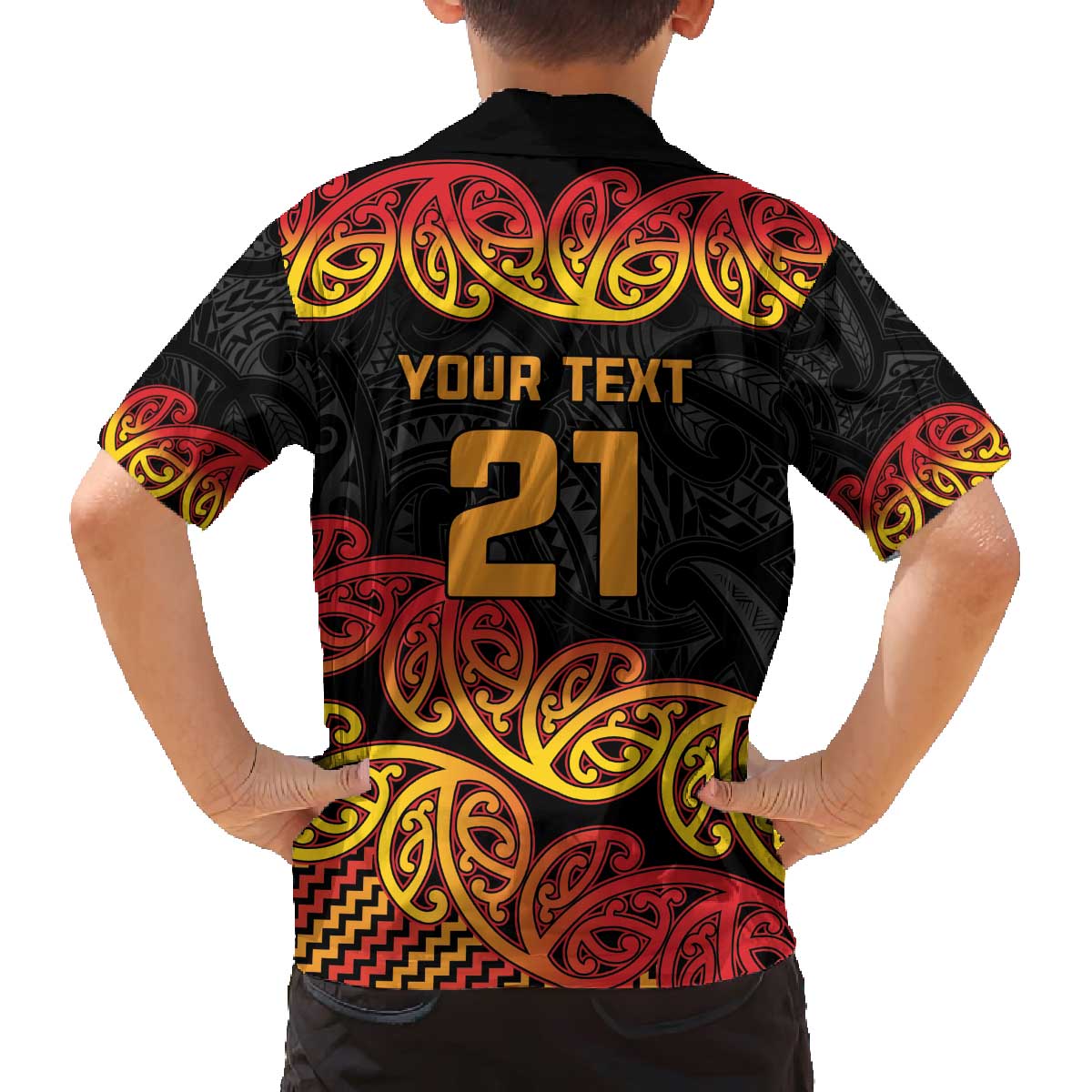 New Zealand Rugby Pacific Custom Family Matching Off The Shoulder Long Sleeve Dress and Hawaiian Shirt Rangatira Maori Kowhaiwhai Pattern LT9 - Polynesian Pride