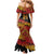 New Zealand Rugby Pacific Custom Mermaid Dress Rangatira Maori Kowhaiwhai Pattern