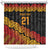 New Zealand Rugby Pacific Custom Shower Curtain Rangatira Maori Kowhaiwhai Pattern