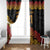 New Zealand Rugby Pacific Custom Window Curtain Rangatira Maori Kowhaiwhai Pattern