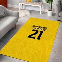 New Zealand Rugby Pacific Custom Area Rug Hau Awhiowhio Maori Tribal Tattoo