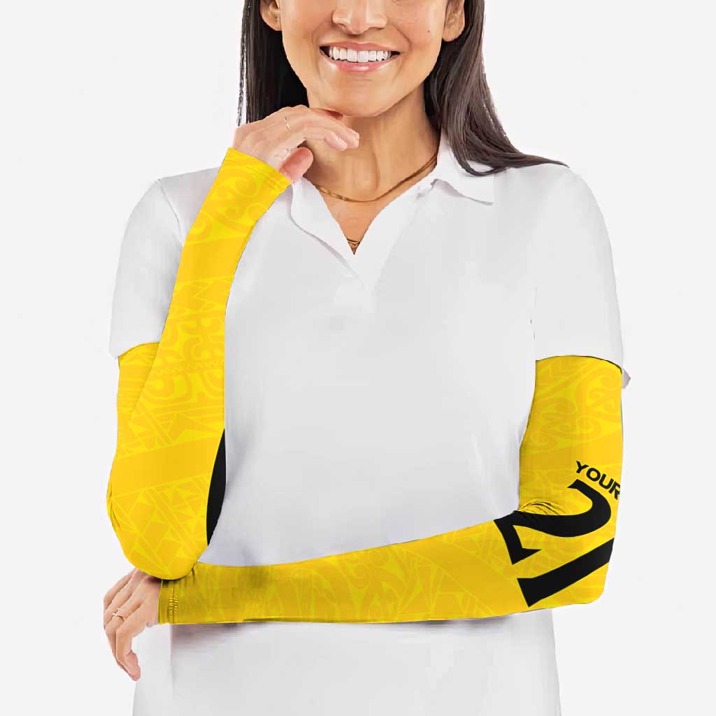 New Zealand Rugby Pacific Custom Arm Sleeves Hau Awhiowhio Maori Tribal Tattoo - Polynesian Pride