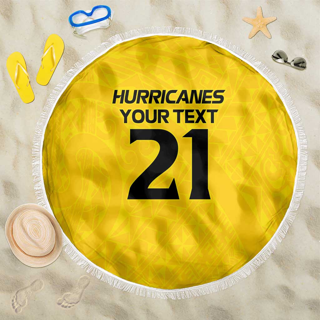 New Zealand Rugby Pacific Custom Beach Blanket Hau Awhiowhio Maori Tribal Tattoo