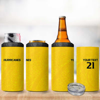 New Zealand Rugby Pacific Custom 4 in 1 Can Cooler Tumbler Hau Awhiowhio Maori Tribal Tattoo