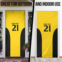 New Zealand Rugby Pacific Custom Door Cover Hau Awhiowhio Maori Tribal Tattoo - Polynesian Pride