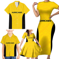 New Zealand Rugby Pacific Custom Family Matching Short Sleeve Bodycon Dress and Hawaiian Shirt Hau Awhiowhio Maori Tribal Tattoo LT9 - Polynesian Pride