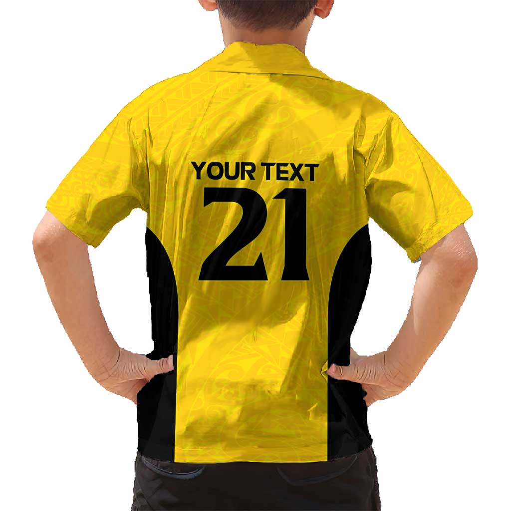 New Zealand Rugby Pacific Custom Family Matching Summer Maxi Dress and Hawaiian Shirt Hau Awhiowhio Maori Tribal Tattoo