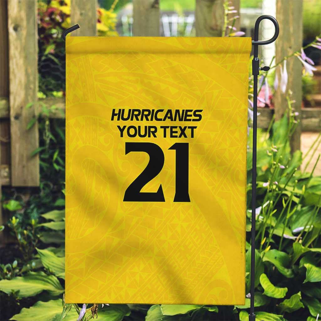 New Zealand Rugby Pacific Custom Garden Flag Hau Awhiowhio Maori Tribal Tattoo