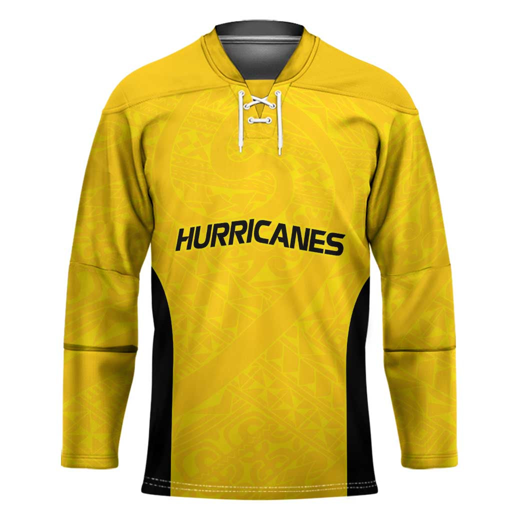 New Zealand Rugby Pacific Custom Hockey Jersey Hau Awhiowhio Maori Tribal Tattoo - Polynesian Pride