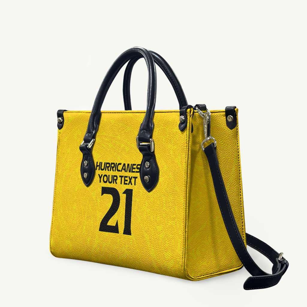New Zealand Rugby Pacific Custom Leather Bag Hau Awhiowhio Maori Tribal Tattoo - Polynesian Pride