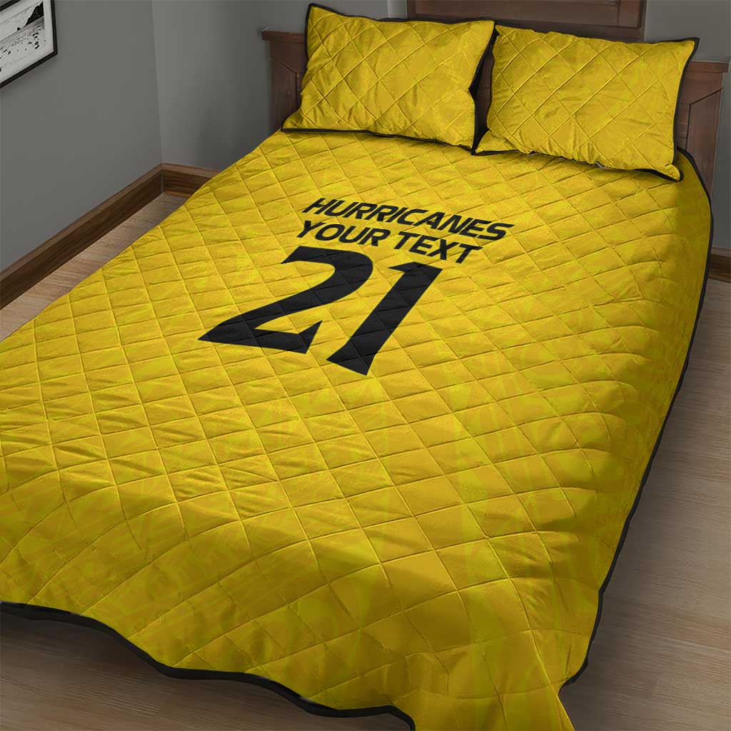 New Zealand Rugby Pacific Custom Quilt Bed Set Hau Awhiowhio Maori Tribal Tattoo