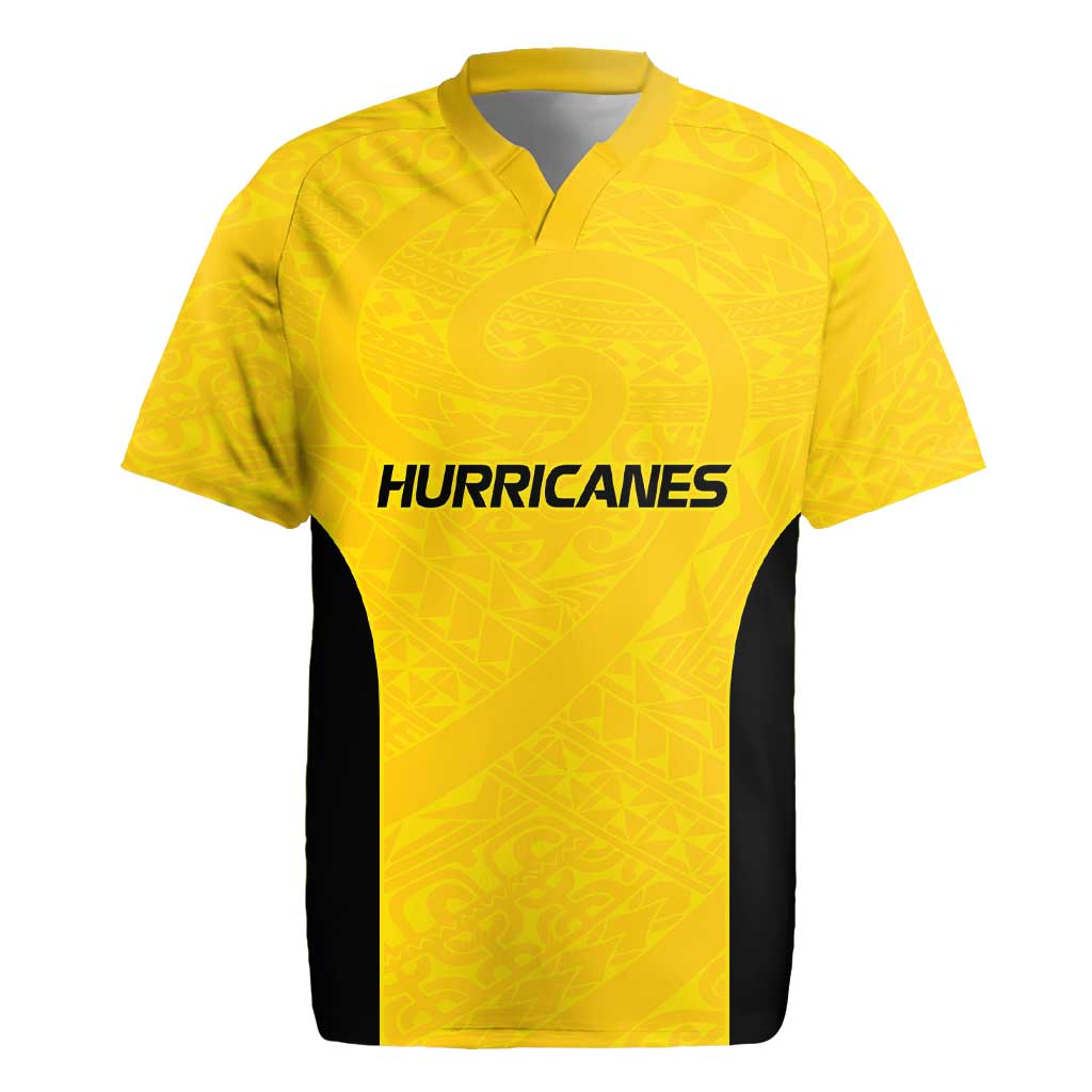 New Zealand Rugby Pacific Custom Rugby Jersey Hau Awhiowhio Maori Tribal Tattoo LT9 Gold - Polynesian Pride