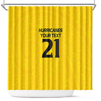 New Zealand Rugby Pacific Custom Shower Curtain Hau Awhiowhio Maori Tribal Tattoo