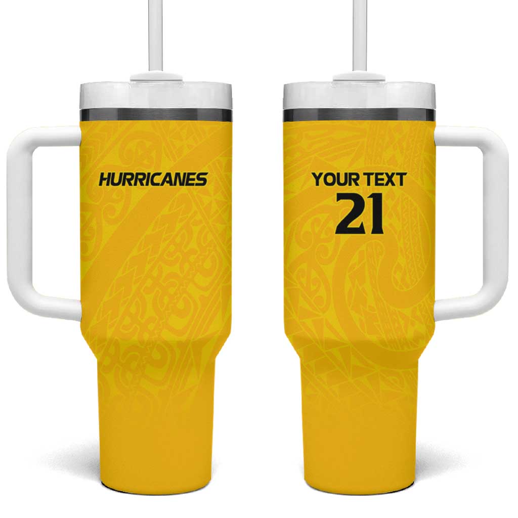 New Zealand Rugby Pacific Custom Tumbler With Handle Hau Awhiowhio Maori Tribal Tattoo