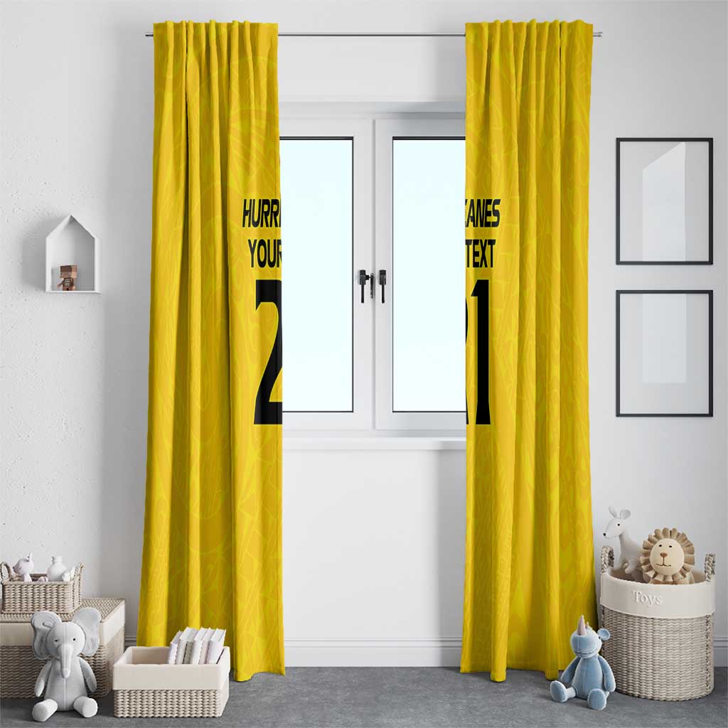 New Zealand Rugby Pacific Custom Window Curtain Hau Awhiowhio Maori Tribal Tattoo