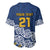 New Zealand Rugby Pacific Custom Baseball Jersey Kahupeka Maori Kowhaiwhai Pattern