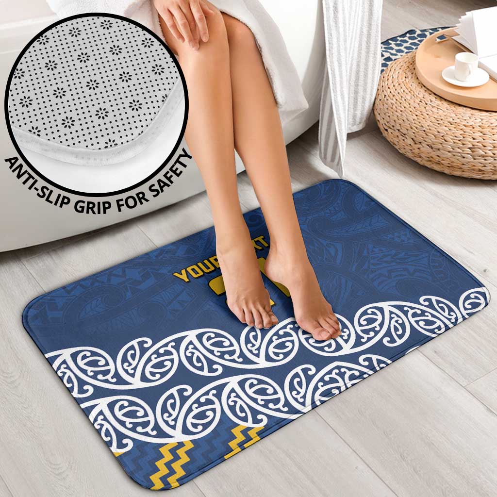 New Zealand Rugby Pacific Custom Bathroom Set Kahupeka Maori Kowhaiwhai Pattern - Polynesian Pride