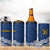 New Zealand Rugby Pacific Custom 4 in 1 Can Cooler Tumbler Kahupeka Maori Kowhaiwhai Pattern