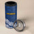 New Zealand Rugby Pacific Custom 4 in 1 Can Cooler Tumbler Kahupeka Maori Kowhaiwhai Pattern