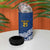 New Zealand Rugby Pacific Custom 4 in 1 Can Cooler Tumbler Kahupeka Maori Kowhaiwhai Pattern
