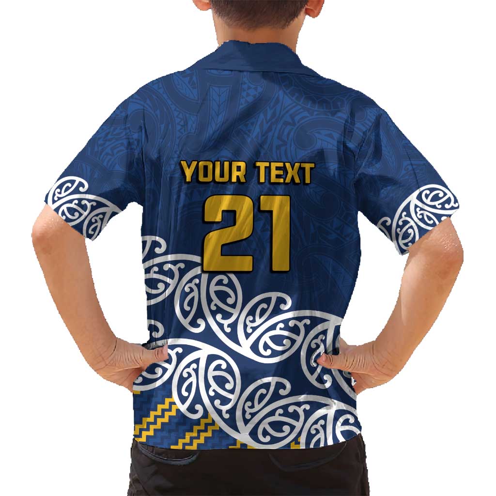 New Zealand Rugby Pacific Custom Family Matching Long Sleeve Bodycon Dress and Hawaiian Shirt Kahupeka Maori Kowhaiwhai Pattern LT9 - Polynesian Pride