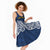 New Zealand Rugby Pacific Custom Midi Dress Kahupeka Maori Kowhaiwhai Pattern - Polynesian Pride
