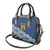 New Zealand Rugby Pacific Custom Shoulder Handbag Kahupeka Maori Kowhaiwhai Pattern