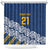 New Zealand Rugby Pacific Custom Shower Curtain Kahupeka Maori Kowhaiwhai Pattern