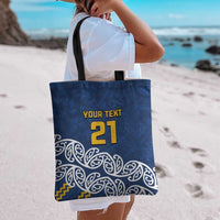 New Zealand Rugby Pacific Custom Tote Bag Kahupeka Maori Kowhaiwhai Pattern - Polynesian Pride