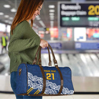 New Zealand Rugby Pacific Custom Travel Bag Kahupeka Maori Kowhaiwhai Pattern - Polynesian Pride