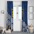 New Zealand Rugby Pacific Custom Window Curtain Kahupeka Maori Kowhaiwhai Pattern