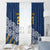 New Zealand Rugby Pacific Custom Window Curtain Kahupeka Maori Kowhaiwhai Pattern