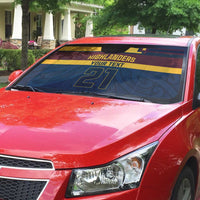 New Zealand Rugby Pacific Custom Auto Sun Shade Kahupeka Retro 2025 Taniko Motif - Polynesian Pride