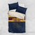 New Zealand Rugby Pacific Custom Bedding Set Kahupeka Retro 2025 Taniko Motif