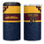 New Zealand Rugby Pacific Custom 4 in 1 Can Cooler Tumbler Kahupeka Retro 2025 Taniko Motif