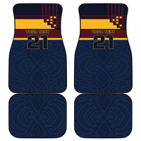 New Zealand Rugby Pacific Custom Car Mats Kahupeka Retro 2025 Taniko Motif