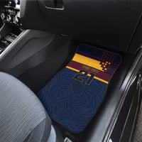 New Zealand Rugby Pacific Custom Car Mats Kahupeka Retro 2025 Taniko Motif