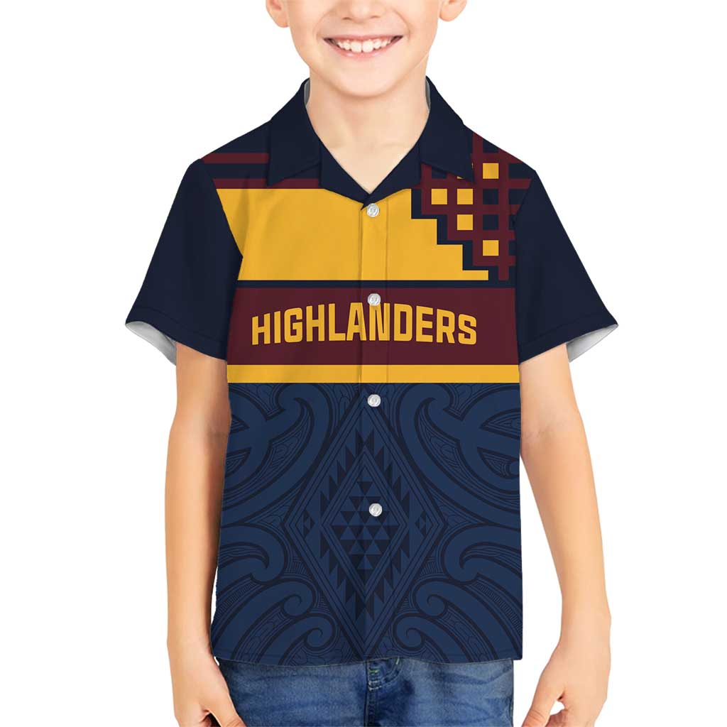 New Zealand Rugby Pacific Custom Family Matching Off Shoulder Maxi Dress and Hawaiian Shirt Kahupeka Retro 2025 Taniko Motif