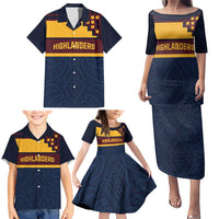New Zealand Rugby Pacific Custom Family Matching Puletasi and Hawaiian Shirt Kahupeka Retro 2025 Taniko Motif LT9 - Polynesian Pride