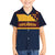 New Zealand Rugby Pacific Custom Family Matching Short Sleeve Bodycon Dress and Hawaiian Shirt Kahupeka Retro 2025 Taniko Motif