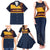 New Zealand Rugby Pacific Custom Family Matching Tank Maxi Dress and Hawaiian Shirt Kahupeka Retro 2025 Taniko Motif