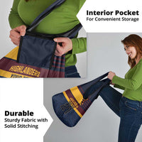 New Zealand Rugby Pacific Custom Grocery Bag Kahupeka Retro 2025 Taniko Motif