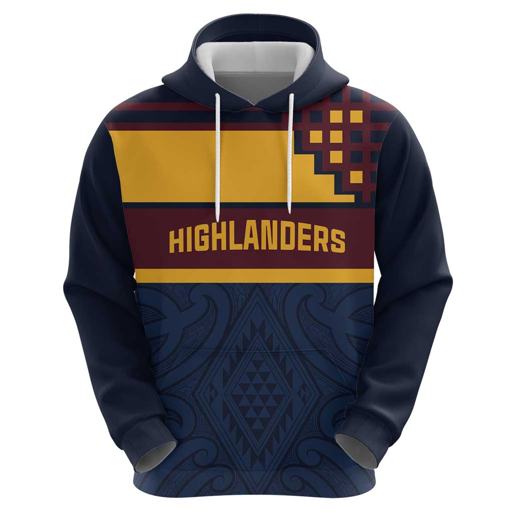 New Zealand Rugby Pacific Custom Hoodie Kahupeka Retro 2025 Taniko Motif