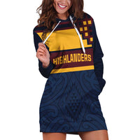 New Zealand Rugby Pacific Custom Hoodie Dress Kahupeka Retro 2025 Taniko Motif